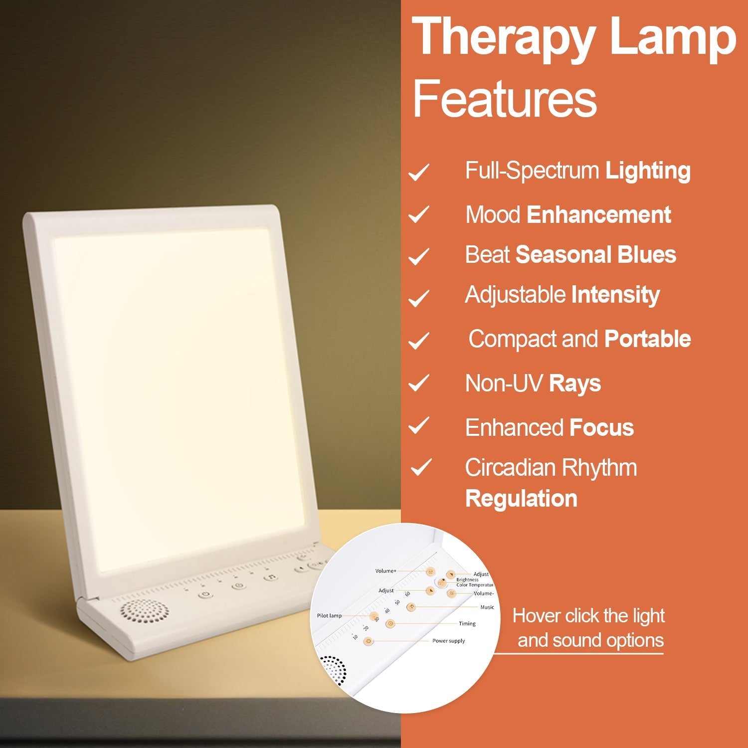 S.A.D Therapy Lamp Pro *Best Seller* DP3